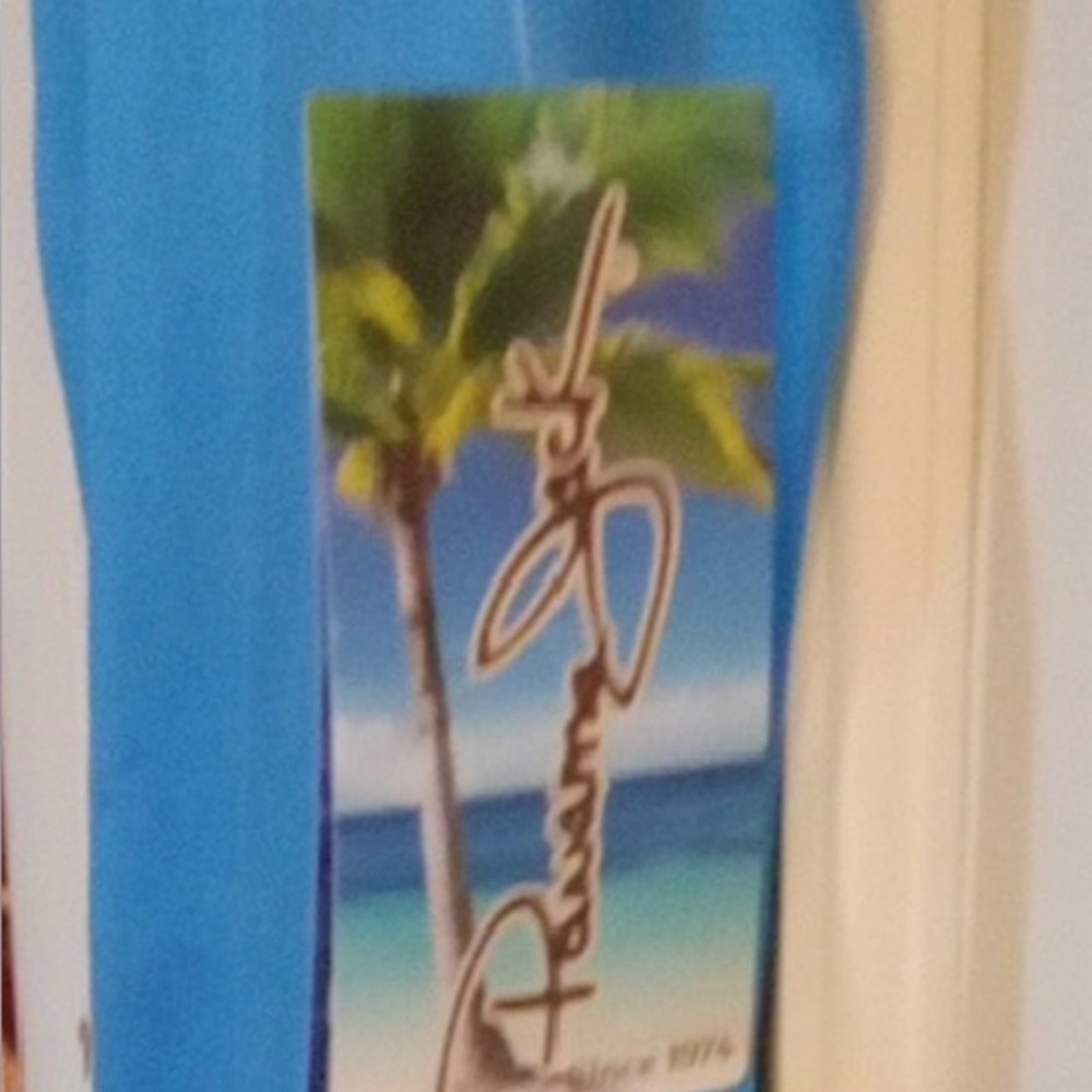 Panama Jack Bright Blue Swim Tee with Beach Graphic NWT - Picture 2 of 5